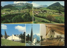 CPM Suisse Kurort AMDEN Multi Vues St. Anna Kapelle Mit Mattstock Leistkamm U. Kapf - Amden