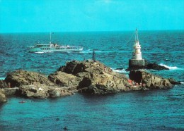 Bulgaria - Ahtopol Akhtopol Achtopol The Rocks Die Felsen Les Rochers Lighthouse Ferry 1979 - Phares