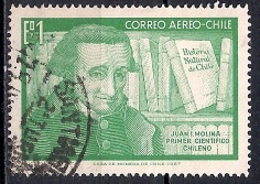Chile 1968 - Airmail - Juan Molina Commemoration - Chile