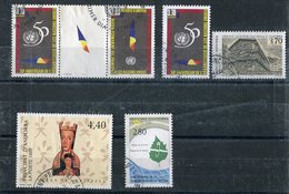 Lot 12 - 10 Timbres Oblitérés + 1 Triptyque TB Année 1995 - 2 Scans 454/55 459/63 465 465A 466 - Gebruikt