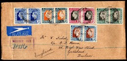 SOUTH AFRICA 12 MAY 37: FDC With THE COMPLET SET Of GEORGE VI (Scott#74I/78II A Total  Of 10 Values In 5 Pairs Se Tenant - FDC