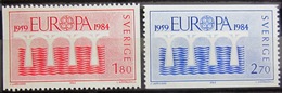 EUROPA            Année 1984         SUEDE          N° 1252/1253             NEUF** - 1984