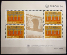 EUROPA            Année 1984         PORTUGAL          N° 1609 + B.F 44             NEUF** - 1984