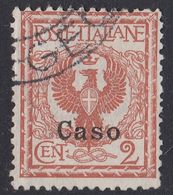 ITALIA - CASO - 1912 - Unificato 1 Usato. - Ägäis (Caso)