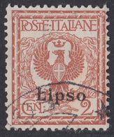 ITALIA - LIPSO - 1912 - Unificato 1 Usato. - Egée (Lipso)