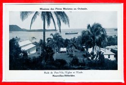 OCEANIE - Nouvelles Hébrides --  VANUATU - Rade De Port Vila, L'Eglise Et L'Ecole - Vanuatu