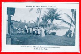 OCEANIE - FIDJI - L'Ile Des Lepreux ( Malkogai ) Soeur En Tournée De Pansemants - Fiji