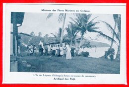 OCEANIE - FIDJI - L'Ile Des Lepreux ( Malkogai ) Soeur En Tournée De Pansemants - Fidji