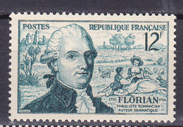N° 1021 Bicentenaire De La Naissance Du Fabuliste Jean-Pierre Claris De Florian: 1 Timbre Neuf Impeccable Sans Charnière - Nuevos