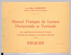 MANUEL PRATIQUE DE LECTURE HORIZONTALE ET VERTICALE A.M MANGEOT - Textbooks