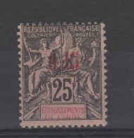 Indes-  Etablissement (1903 ) 0.15 S 25 Surch.rouge N20 _ - Autres & Non Classés