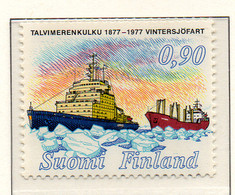 PIA - FINLANDIA - 1977 : Centenario Della Navigazione Invernale Tra Finlandia E Svezia - (Yv 769) - Schiffahrt