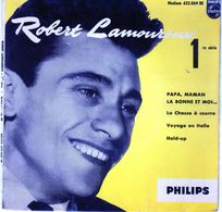 Disque De Robert Lamoureux - La Chasse à Courre - Philips 432.069 BE - 1956 - - Comiques, Cabaret