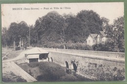 CPA Vue Rare - DEUX SEVRES - BRIOUX - PONT ET VILLA DE L'OISIS - LE LAVOIR - édition A. Magnant à Brioux - Brioux Sur Boutonne