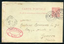 Monaco - Entier Postal Pour Génova En 1904 -  Réf M45 - Ganzsachen