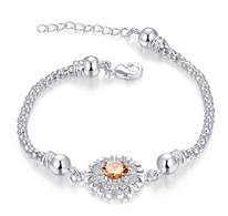 A60115 - Braccialetto Da Donna Placcato Argento 925 - Armbanden