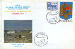 Romania - Occasional Cover 1994 - Romanian Research In The Arctic, The Fourth Expedition In Greenland - Expediciones árticas