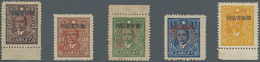 China - Volksrepublik - Provinzen: Northwest China Region, Xinjiang, 1945, Stamps Overprinted “Natio - Other & Unclassified
