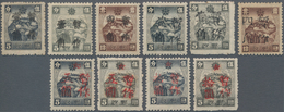 China - Volksrepublik - Provinzen: Northeast China Region, Andong Area, 1946-47, Stamps Overprinted - Altri & Non Classificati