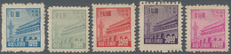 China - Volksrepublik - Provinzen: Luda, Luda People’s Post, 1950, Tien An Men, $10-$100, Cpl. Set O - Other & Unclassified