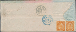 China: 1898, Coiling Dragons On Inland Covers: 2 C. (3) Canton-Peking, 1 C. Single 2 Resp. C. (2) Sh - Autres & Non Classés