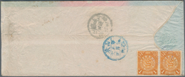 China: 1898, Coiling Dragons On Inland Covers: 2 C. (3) Canton-Peking, 1 C. Single 2 Resp. C. (2) Sh - Otros & Sin Clasificación