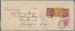 China: 1901, News-Band Wrapper Addressed To London Bearing Chinese Imperial Post SG 109, 1c Ochre An - Andere & Zonder Classificatie