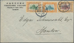 China: 1909, Hsüan Tung Set Tied Bisected Bilingual "HANKOW 25 OCT" To Local Cover (unsealed). - Autres & Non Classés