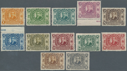 China: 1912, Dr. Sun Commemorative Set Cpl., Unused Mounted Mint, 5 C. And 10 C. With Part-imprint M - Sonstige & Ohne Zuordnung