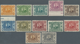 China: 1912, Dr. Sun Commemorative Set Cpl., Unused Mounted Mint, 5 C. And 10 C. With Part-imprint M - Otros & Sin Clasificación