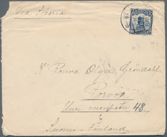 China: 1913, Envelope Addressed To Porvoo, Finland, Bearing The Junk Issue, London Printing Michel 1 - Autres & Non Classés