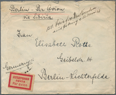 China: 1923, Airmail Addressed To Berlin, Bearing Junk Issue, Peking Second Printings, Michel 194 An - Andere & Zonder Classificatie