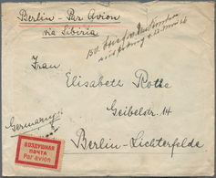 China: 1923, Airmail Addressed To Berlin, Bearing Junk Issue, Peking Second Printings, Michel 194 An - Otros & Sin Clasificación