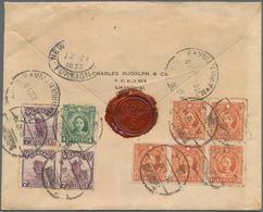 China: 1932 Destination ARGENTINA: Registered And Sealed Cover From Shanghai To Buenos Aires Via New - Autres & Non Classés