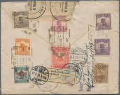 China: 1926, Letter From WUTING, Bearing Red "REGISTERED" With Chinese Characters And Label "R - No. - Sonstige & Ohne Zuordnung