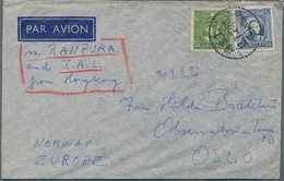 China: 1932, Air Mail Envelope, Bearing Michel 241 And 261, Tied By Republic Dater "Shanghai 18.7.27 - Autres & Non Classés