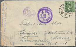 China: 1940, Envelope Addressed To Finland, Bearing Martyrs Definitive Issue 50C Green, Tied With Bi - Other & Unclassified