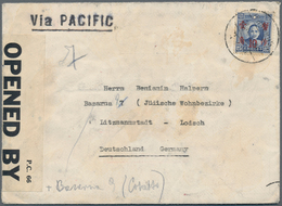 China: 1937, Envelope With Letter Addressed To Litzmannstadt, Germany, Bearing Michel 291, Tied With - Other & Unclassified