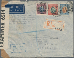 China: 1941, SYS $20, $5, $2 Tied "CHUNGKING 31.7.9" (July 9, 1942) To Registered Airmail Cover To L - Sonstige & Ohne Zuordnung