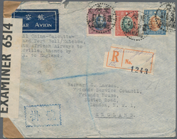 China: 1941, SYS $20, $5, $2 Tied "CHUNGKING 31.7.9" (July 9, 1942) To Registered Airmail Cover To L - Andere & Zonder Classificatie