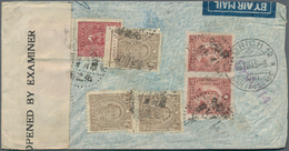 China: 1944/45, Three Air Mail Covers (inc. Two Registered) To USA (2) Or Switzerland (1). Rates $27 - Otros & Sin Clasificación