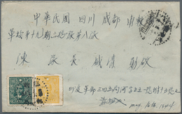 China: 1943, Field Post Office Markings: "Temporary Post Office No. 345 / 33.4.16" (May 16, 1944) Ti - Autres & Non Classés