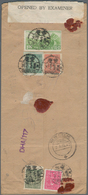 China: 1943/45, Air Mail Covers (4, Ex-3 Registered) To Foreign: $26.80 Rate "Chungking 32.7.27" To - Autres & Non Classés