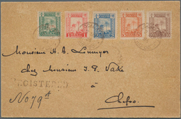 China - Lokalausgaben / Local Post: Chefoo, 1892, 1/2 C., 1 C., 2 C., 5 C, 10 C. Tied Three Strikes - Other & Unclassified