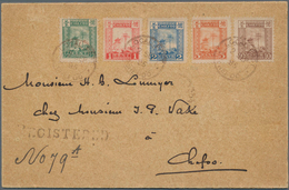 China - Lokalausgaben / Local Post: Chefoo, 1892, 1/2 C., 1 C., 2 C., 5 C, 10 C. Tied Three Strikes - Andere & Zonder Classificatie