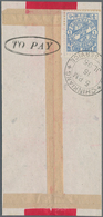 China - Lokalausgaben / Local Post: Chinkiang, Dues, 1895, 3rd Issue, 1 C. Blue Tied Oval "TO PAY" T - Other & Unclassified