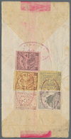 China - Lokalausgaben / Local Post: Kiukiang, 1894, 1/2 C. Black On Rose Resp. Red On Yellow, 1 C. B - Autres & Non Classés