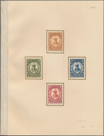 China - Provinzausgaben - Sinkiang (1915/45): 1929, Commemorative Sets Of Unification Resp. Dr. Sun - Xinjiang 1915-49