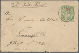 China - Fremde Postanstalten / Foreign Offices: France, 1901, Stationery Envelope 5 C. Ovpt. "Chine" - Other & Unclassified