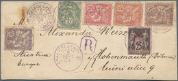 China - Fremde Postanstalten / Foreign Offices: French Offices, 1904, Type Sage 25 C. And 50 C. W. N - Other & Unclassified